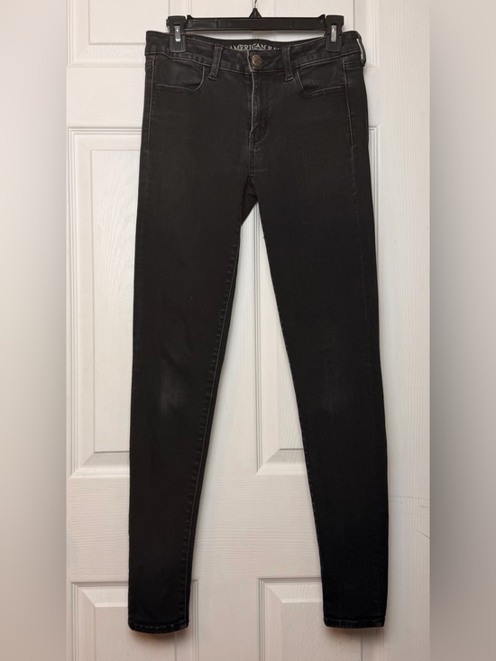 American Eagle Outfitters Denim - American Eagle Super Super Stretch Black Jegging Jeans Size 4 Long